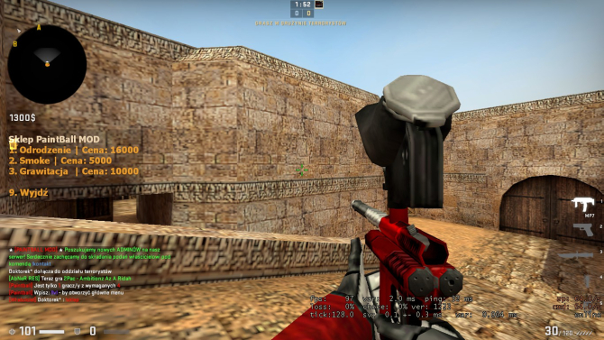All about CS 1.6 PaintBall moditication